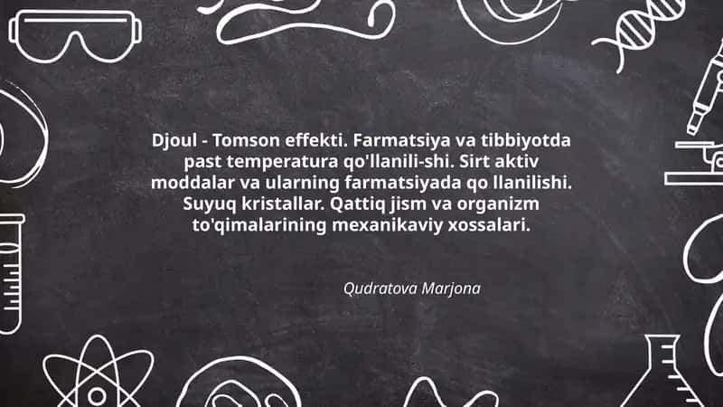 Djoul - Tomson effekti 1