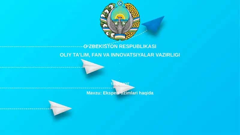 Ekspert tizimlari 1