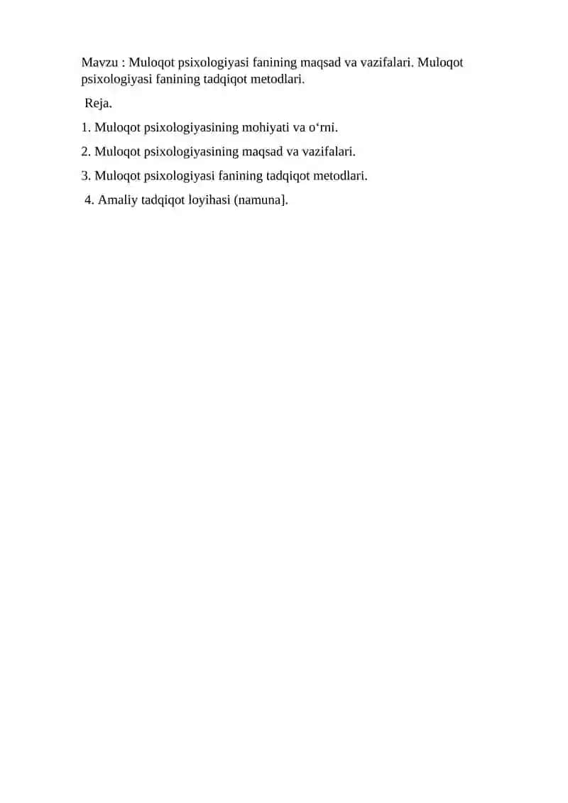 Muloqot psixologiyasi 1