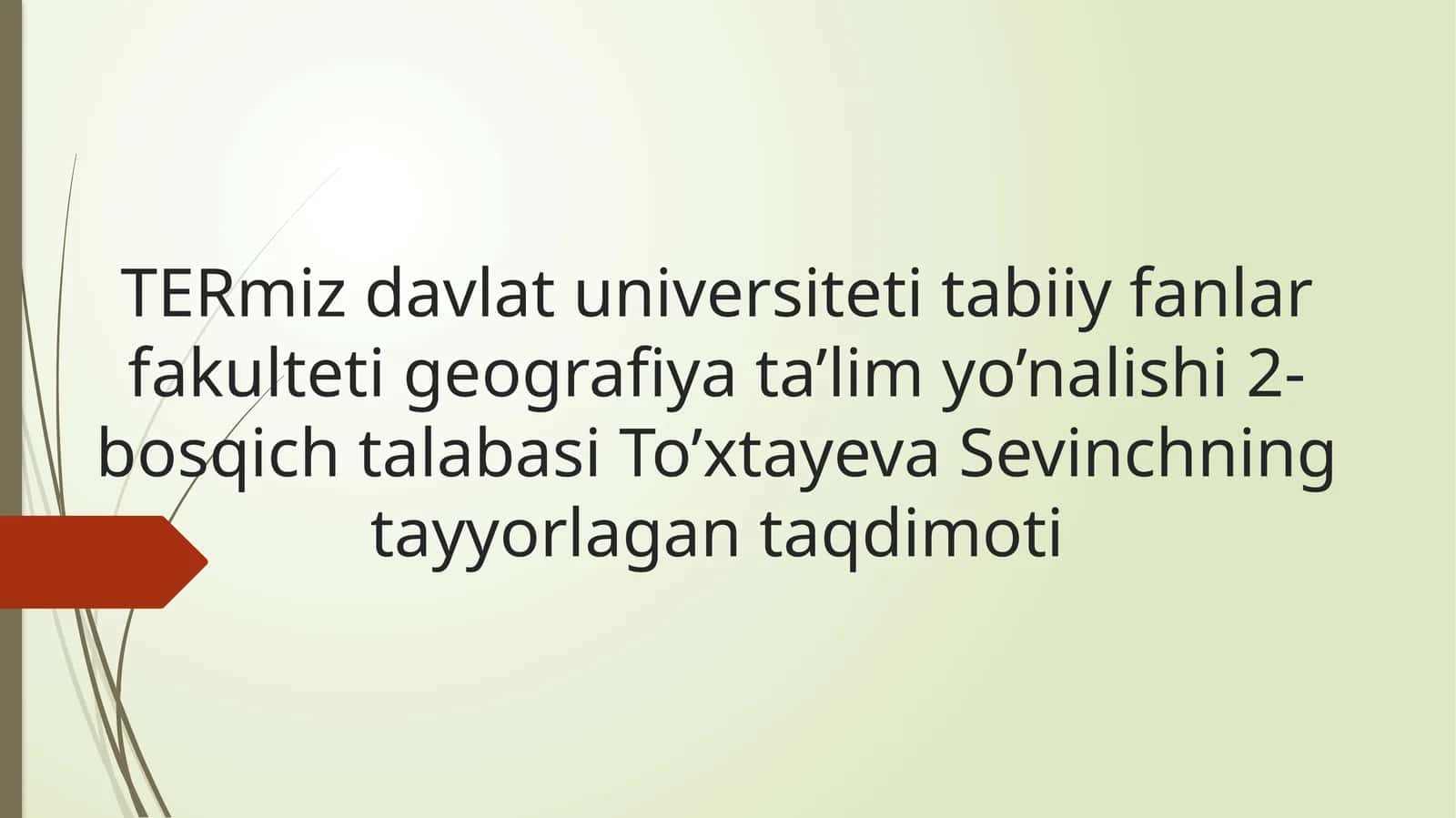 Geografik xaritalarda hodisalar ni kartografiк tasvirlash usullarini o‘rganish 1