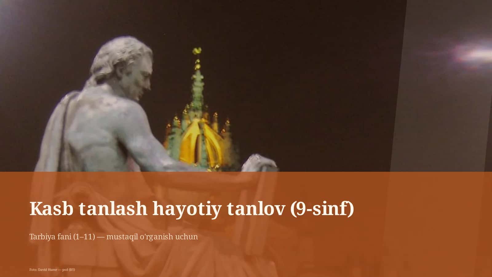 Kasb tanlash hayotiy tanlov (9-sinf) 1