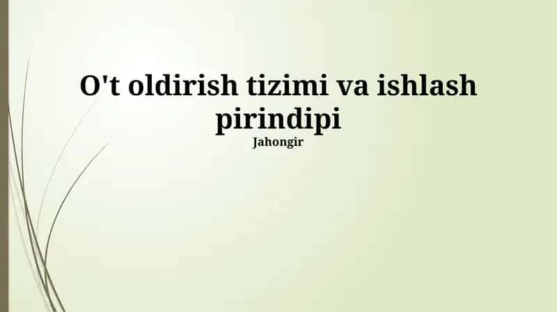 Xavfsizlik Choralar 1