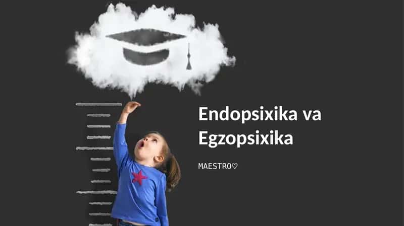 Endopsixika va Egzopsixika 1