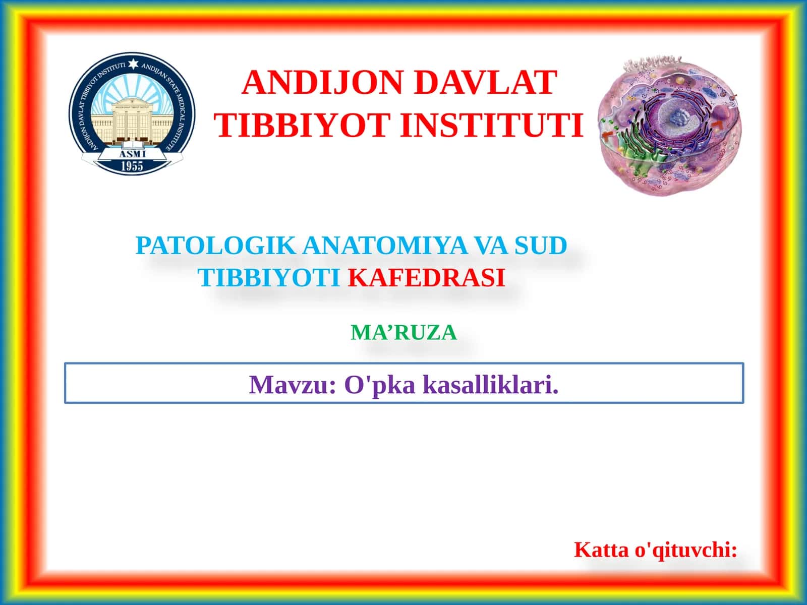 O'pkakasalliklari 1