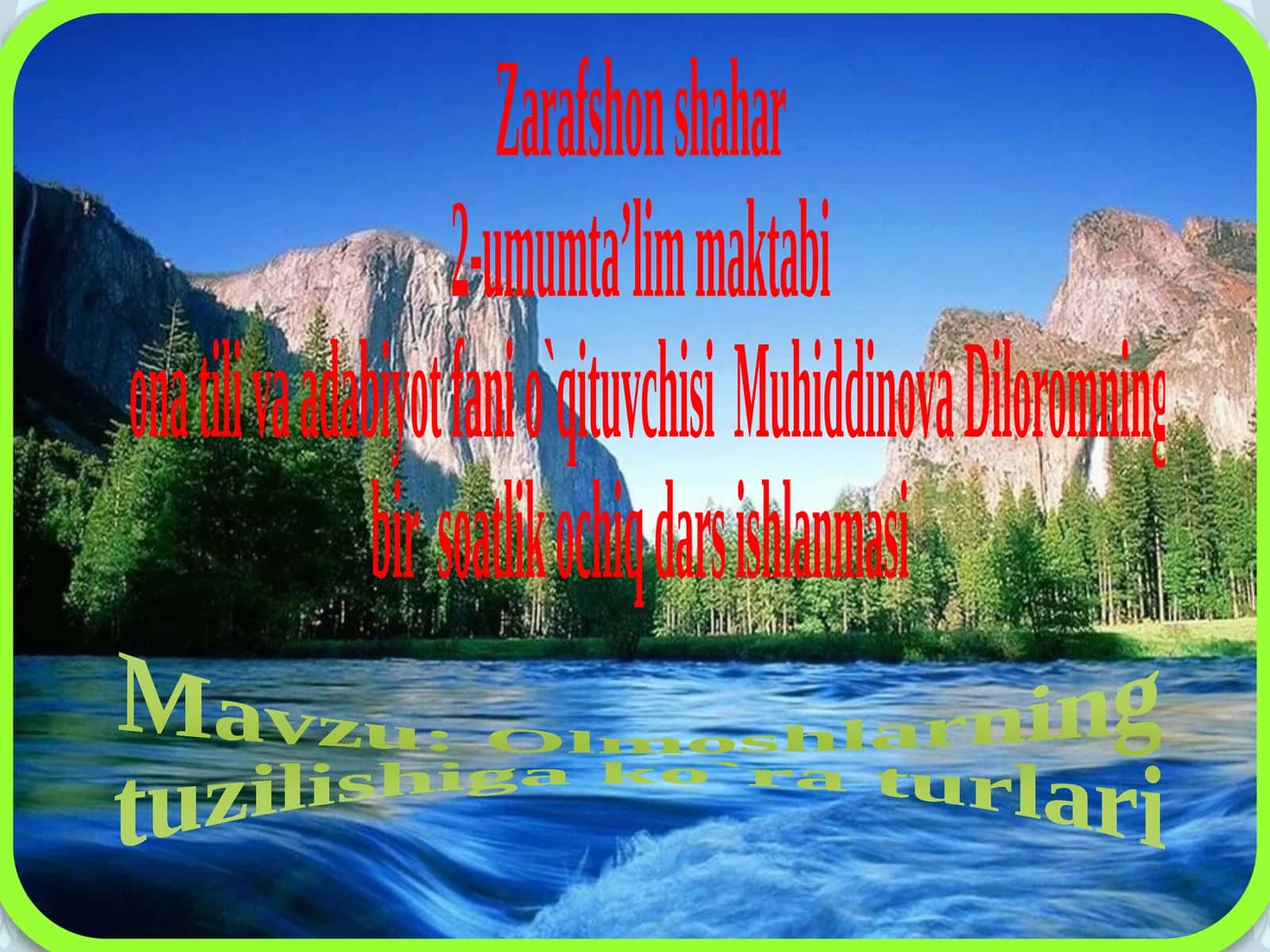 Olmoshlarning tuzilishiga ko'ra turlari 1