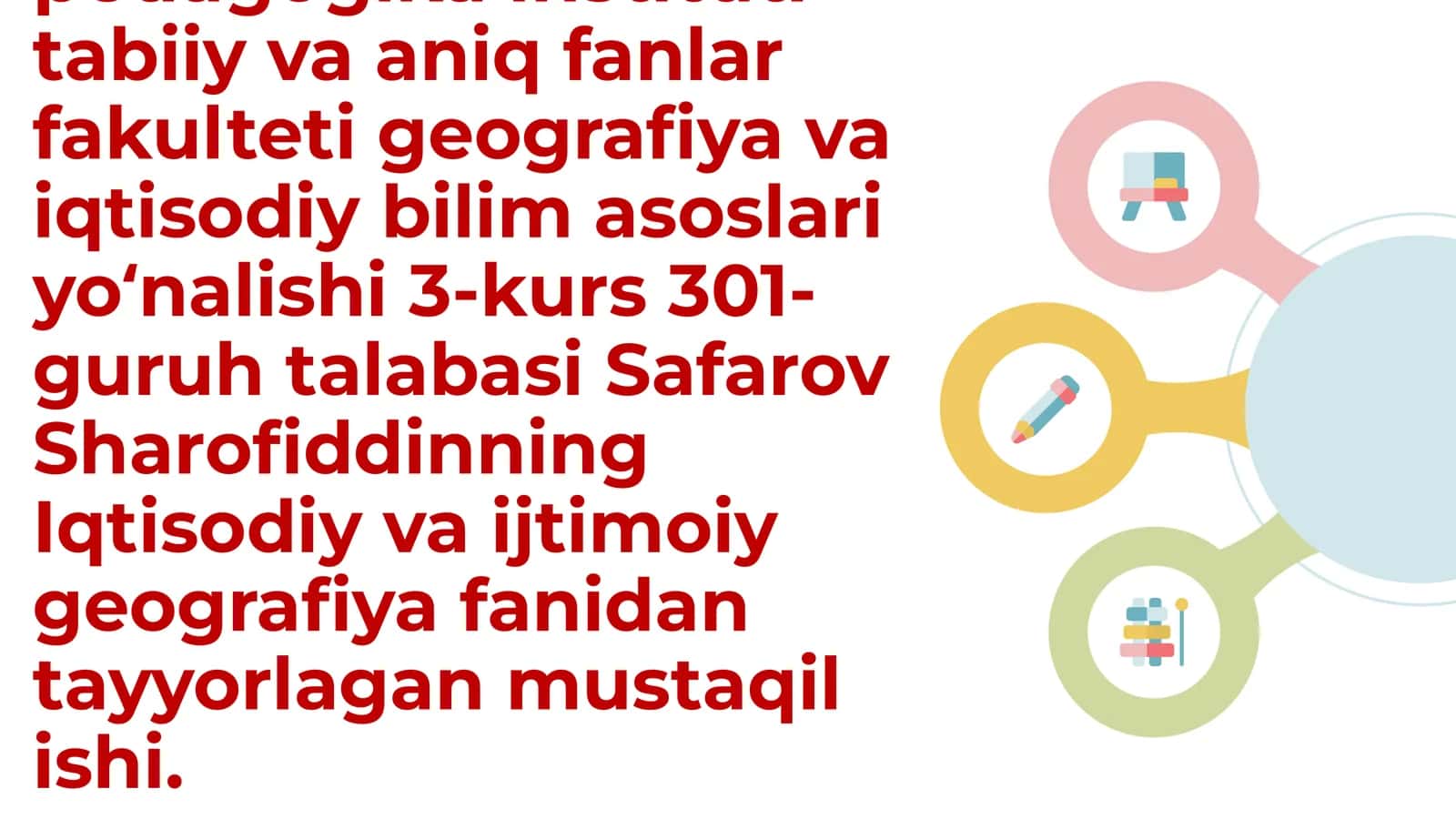 Iqtisodiy va ijtimoiy geografiya fanining shakllanishi 1