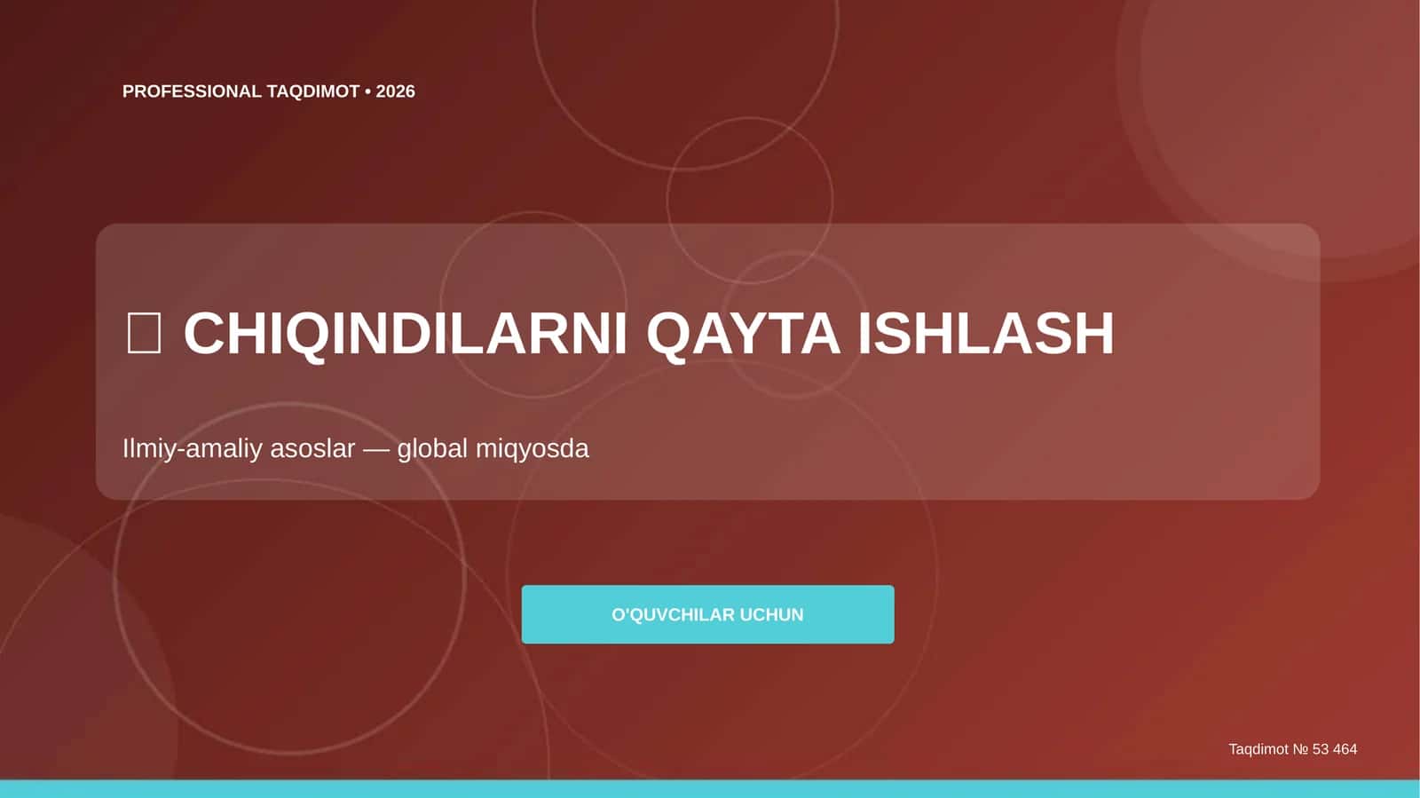 Chiqindilarni Qayta Ishlash: Ilmiy-amaliy Asoslar 1