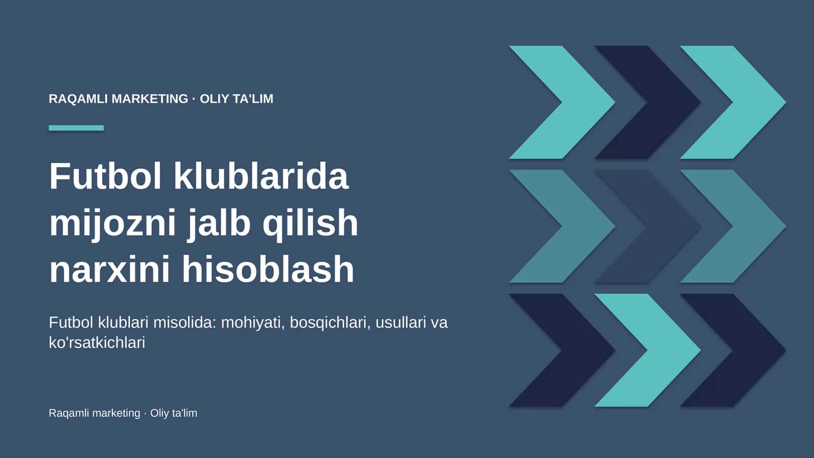 futbol klublarida mijozni jalb qilish narxini hisoblash 5361 1