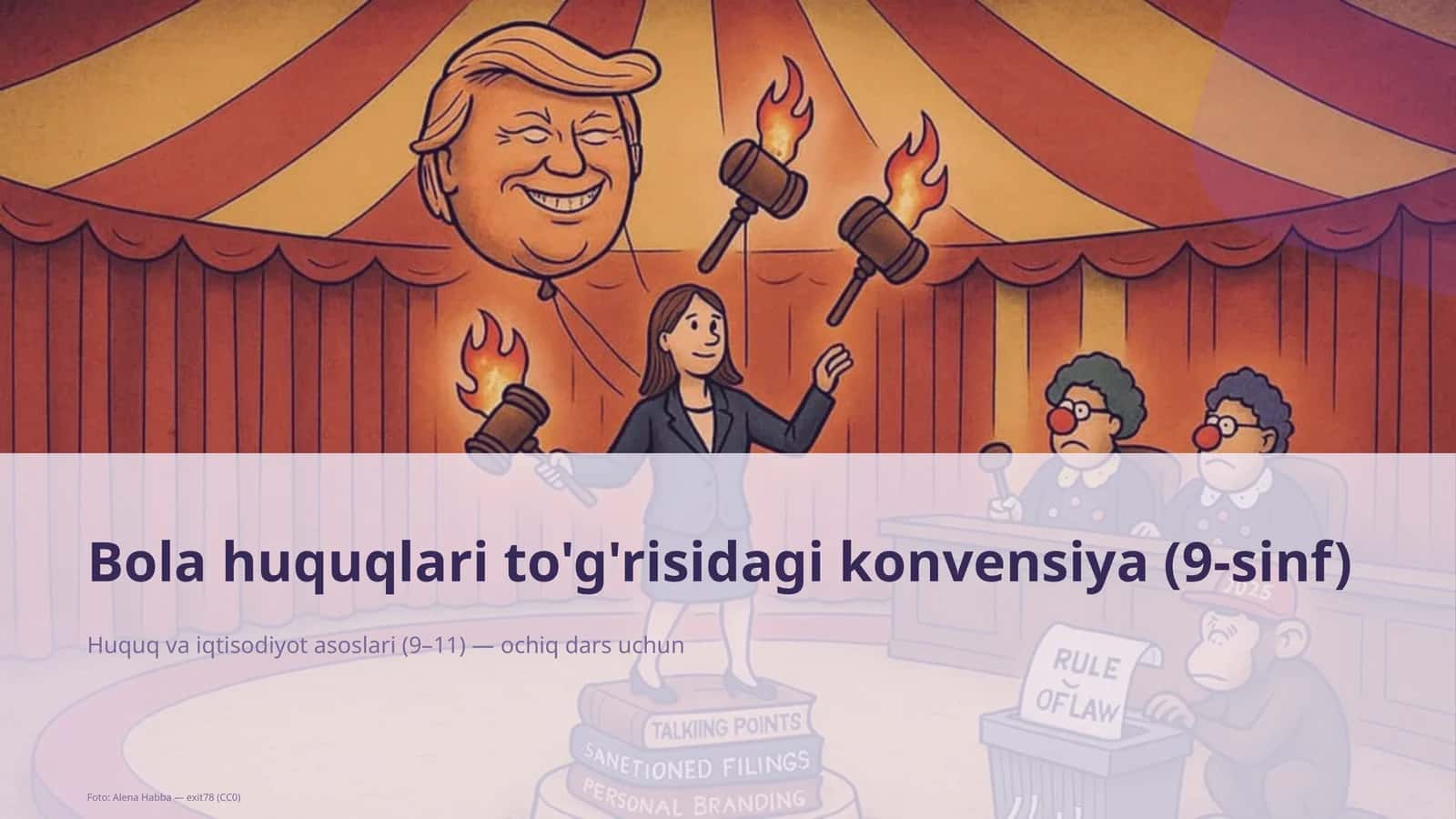 Bola huquqlari to'g'risidagi konvensiya (9-sinf) 1