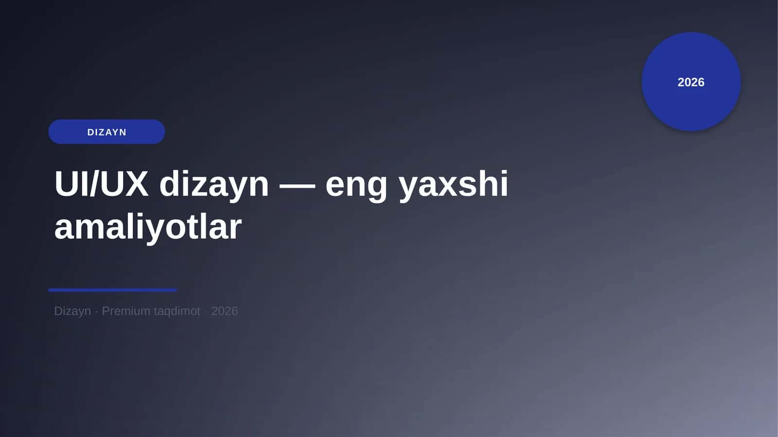 UI/UX dizayn — eng yaxshi amaliyotlar 1