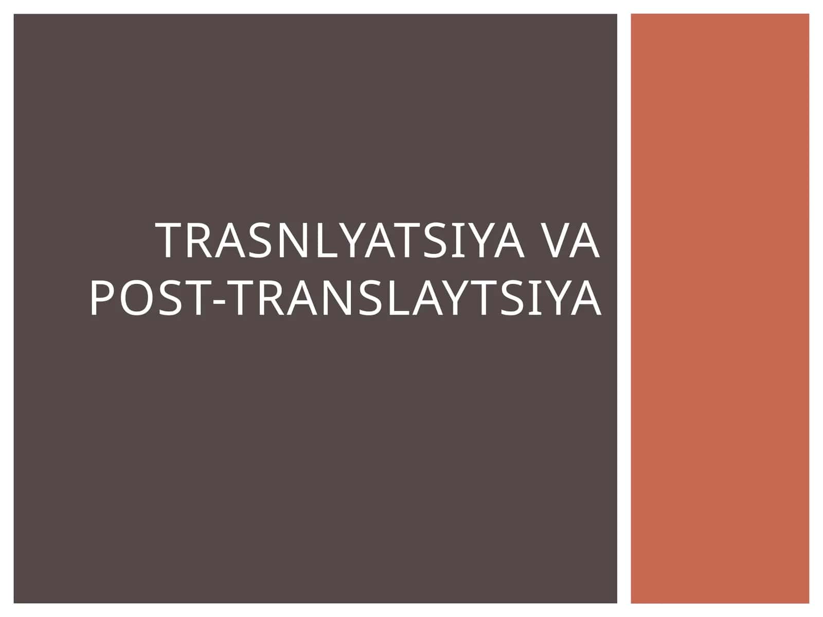 Translyatsiyavapost-translaytsiya 1