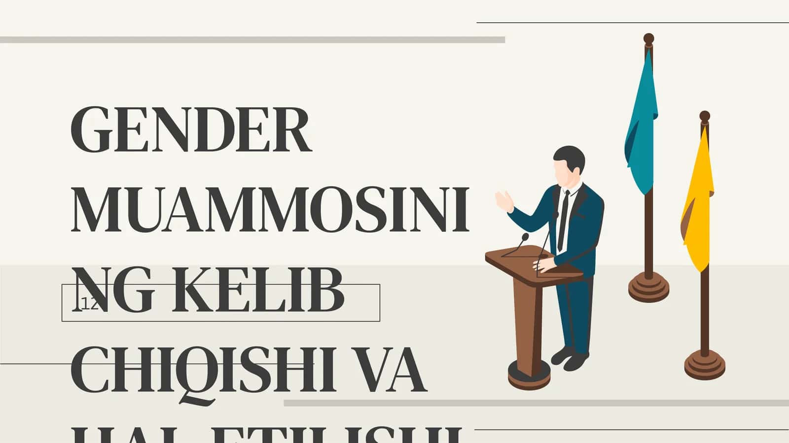 Gender Muammosining Kelib Chiqishi va Hal Etilishi 1