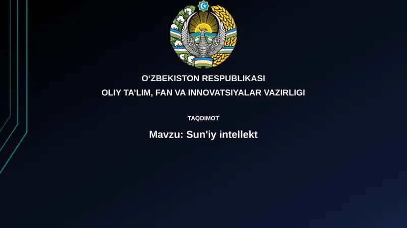 Sun'iy intellekt 1