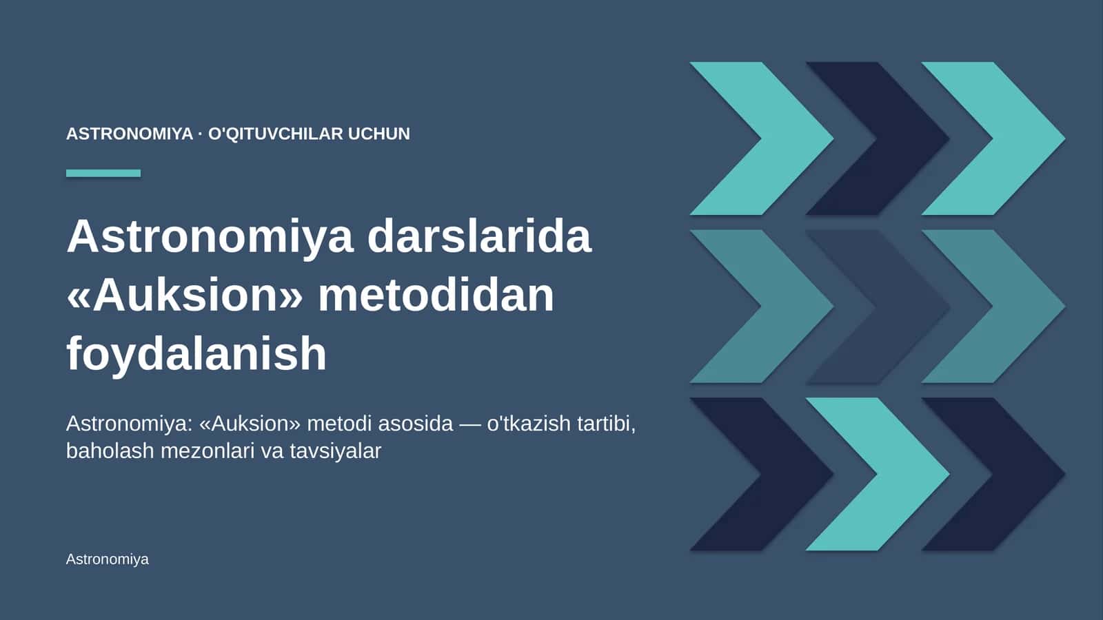 astronomiya darslarida auksion metodidan foydalanish 2615 1