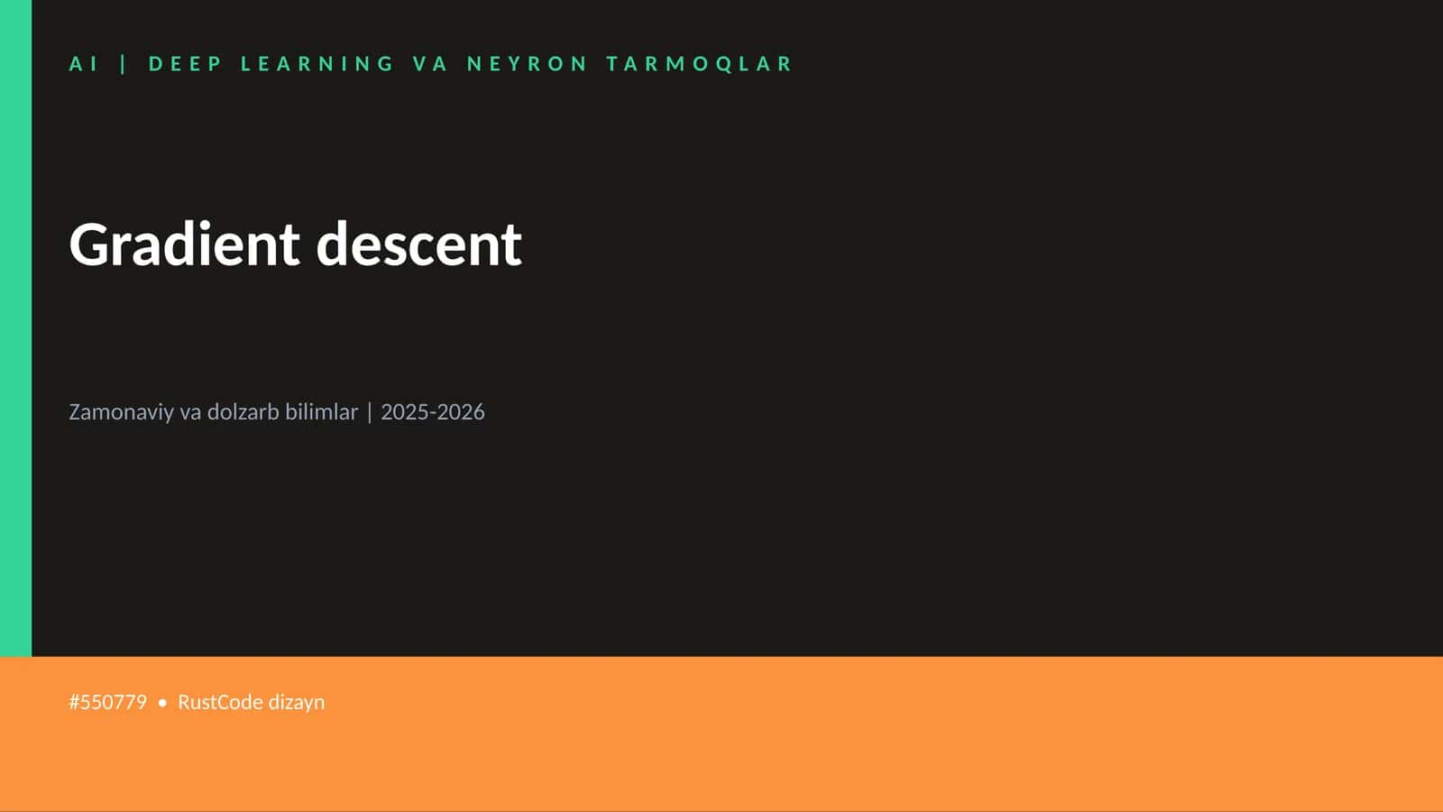 Gradient descent 1
