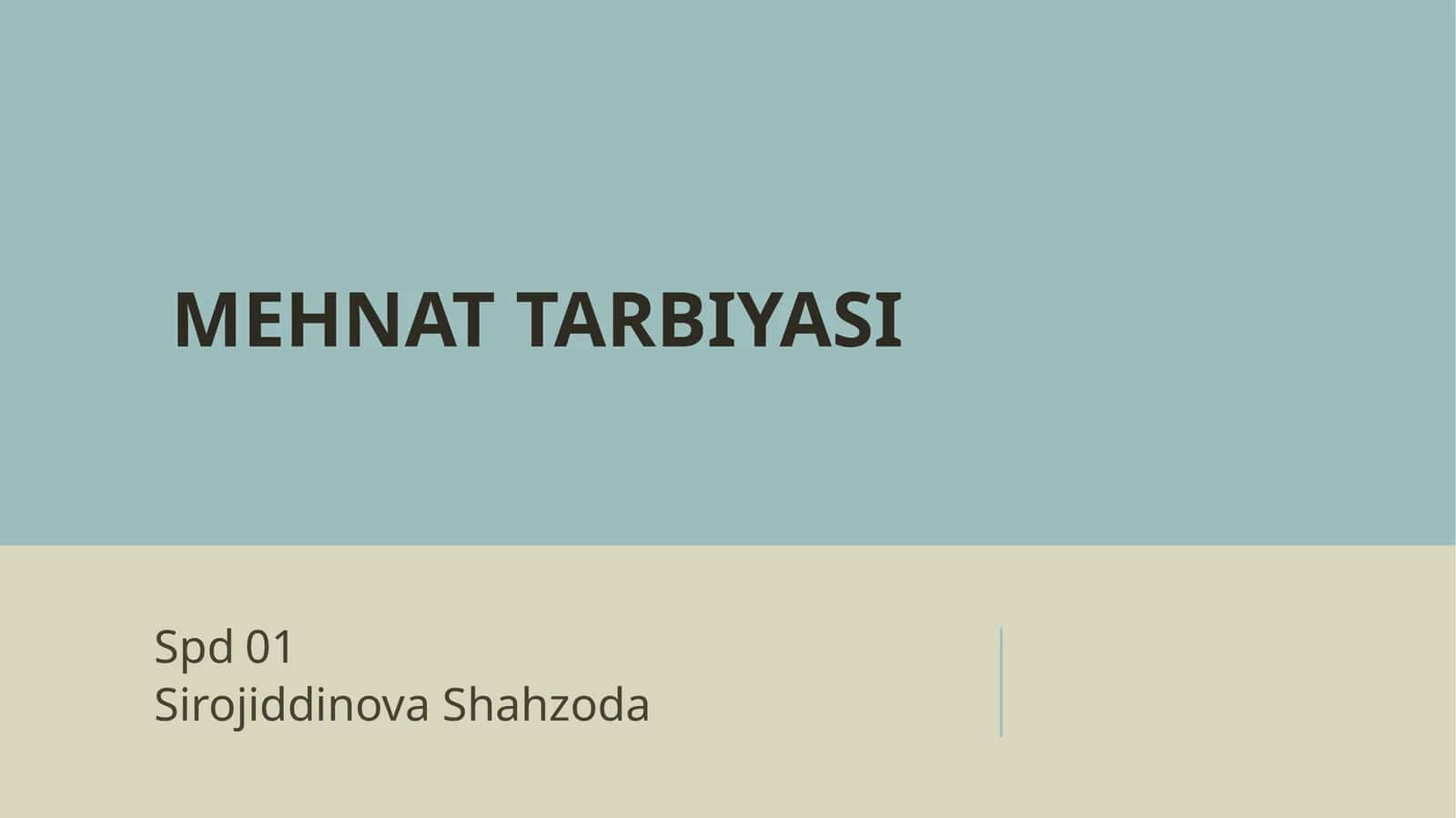 O'QUVCHILARNI ESTETIK TARBIYASI 1