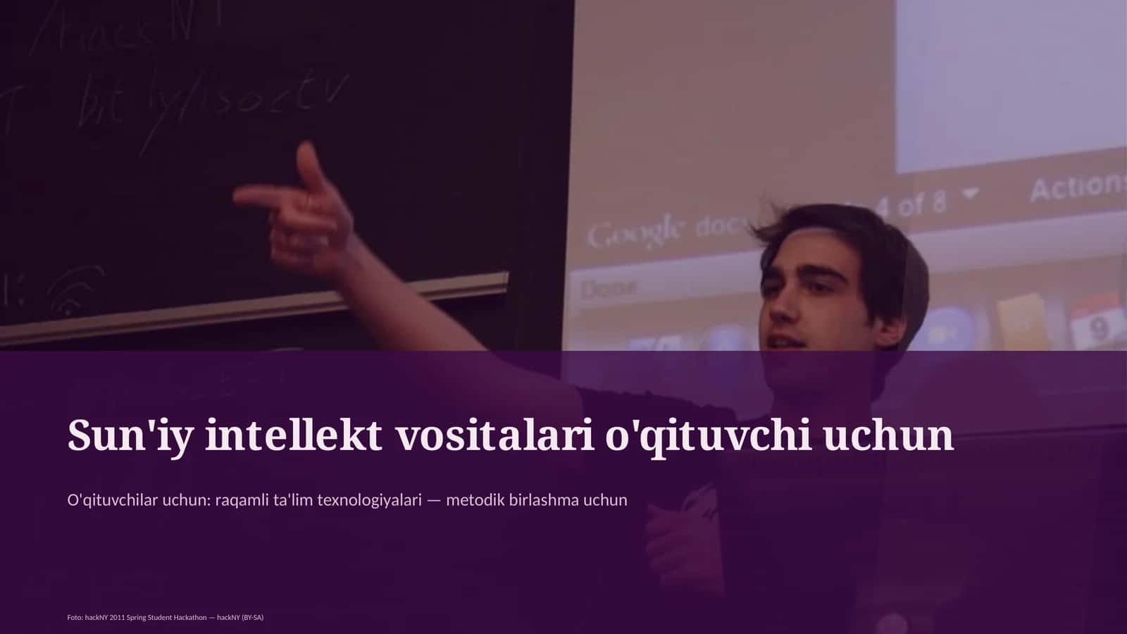 Sun'iy intellekt vositalari o'qituvchi uchun 1