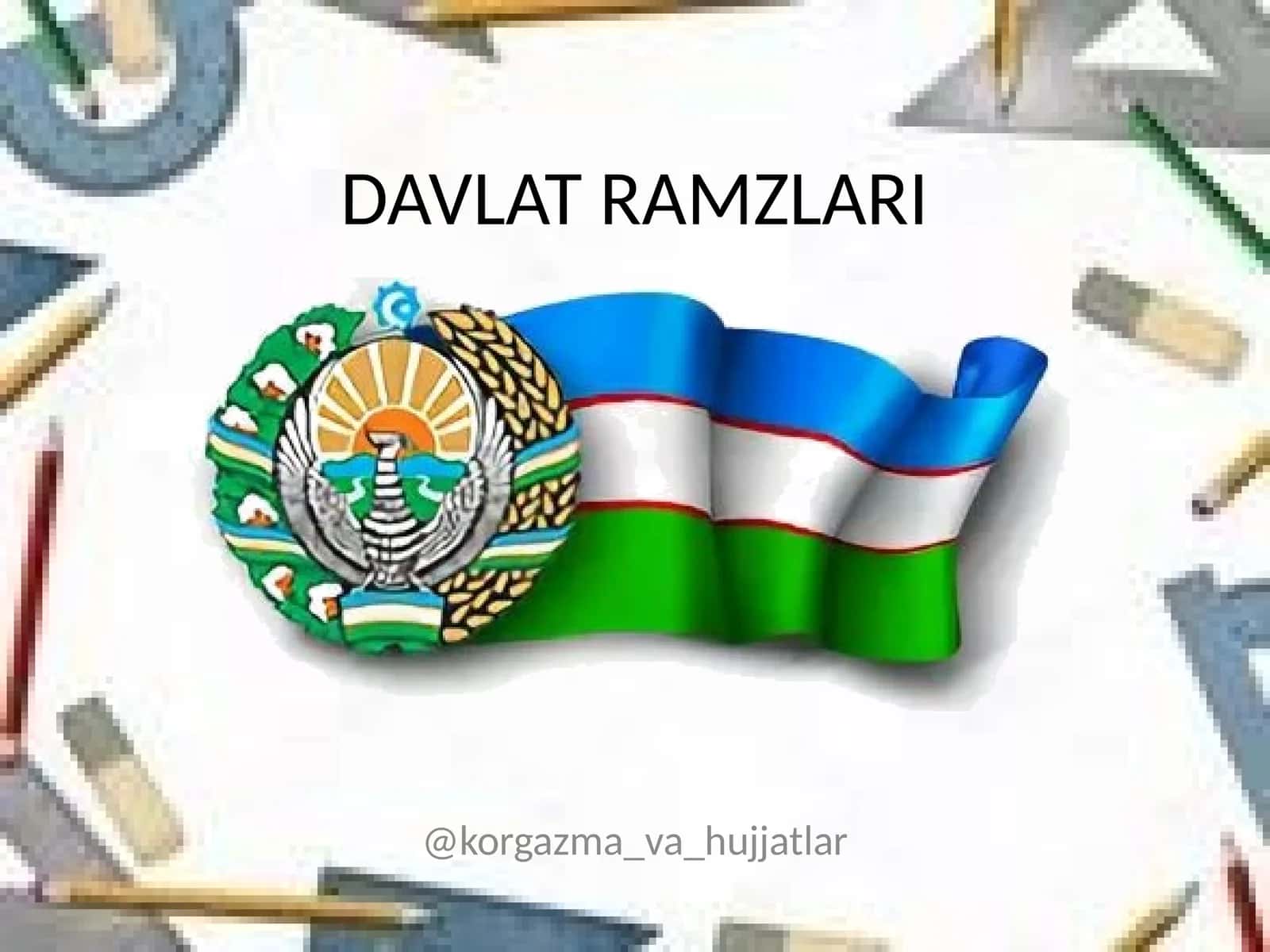 DAVLAT RAMZLARI 1