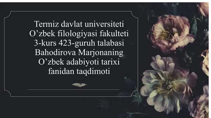Jadid adabiyotishakllanishi 1