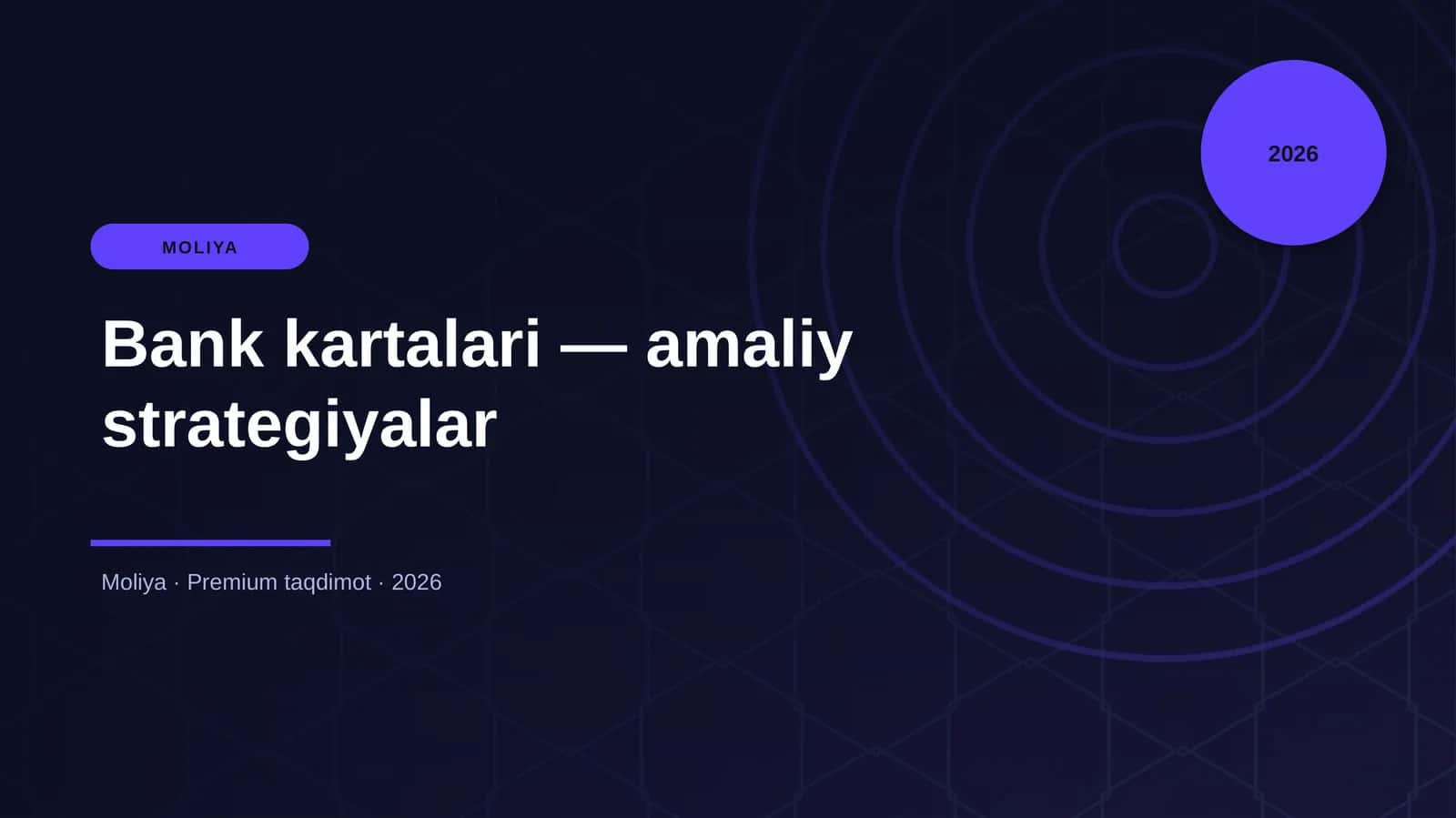Bank kartalari — amaliy strategiyalar 1