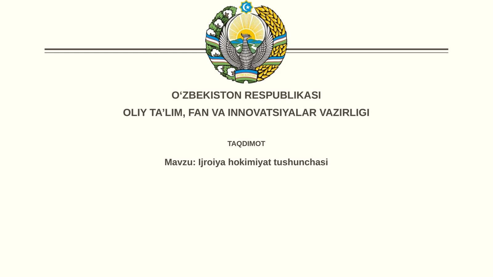 Ijroiyahokimiyattushunchasi 1