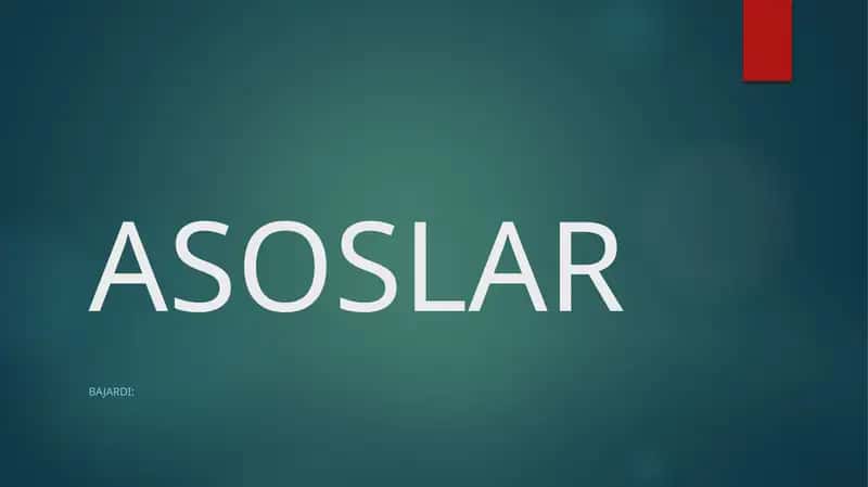 Asoslar 1
