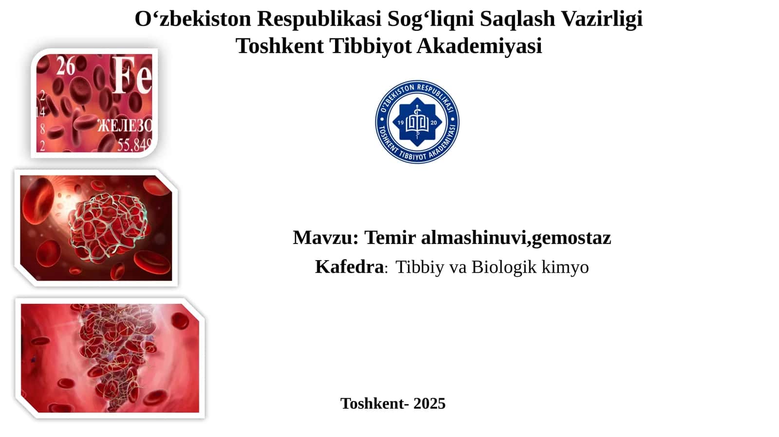 Temiralmashinuvi,gemostaz 1