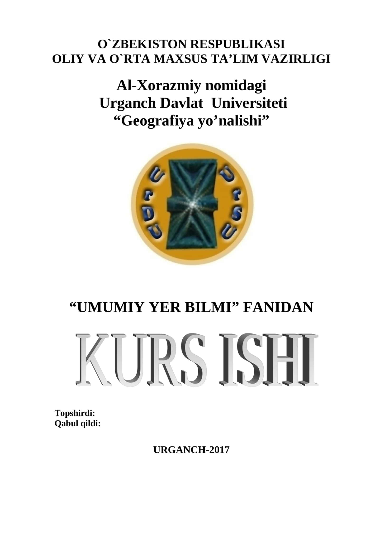 Yer po'stining asosiy relyef shakllari 1