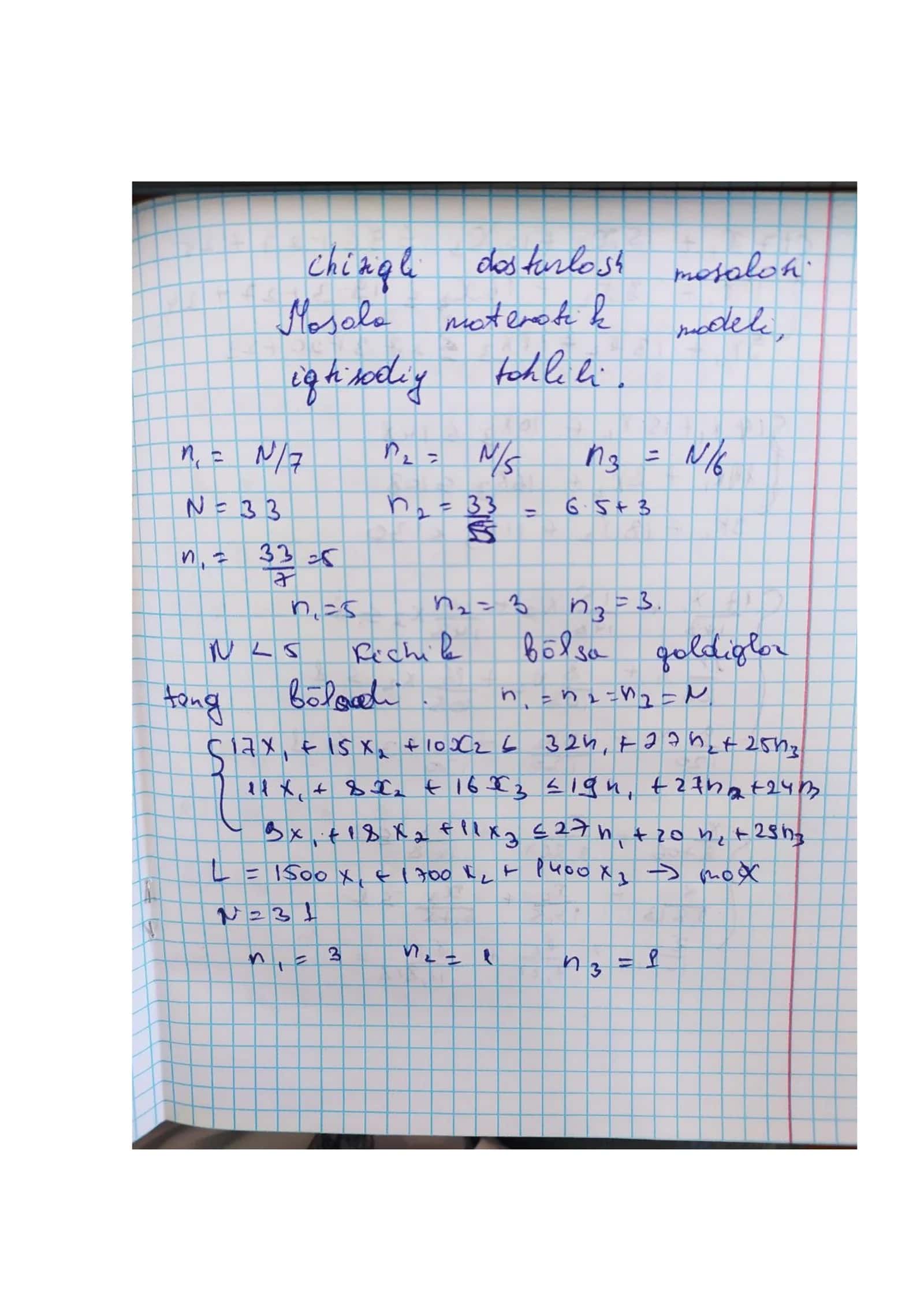 Mavzu 1: Iqtisodiyotiqlar 1