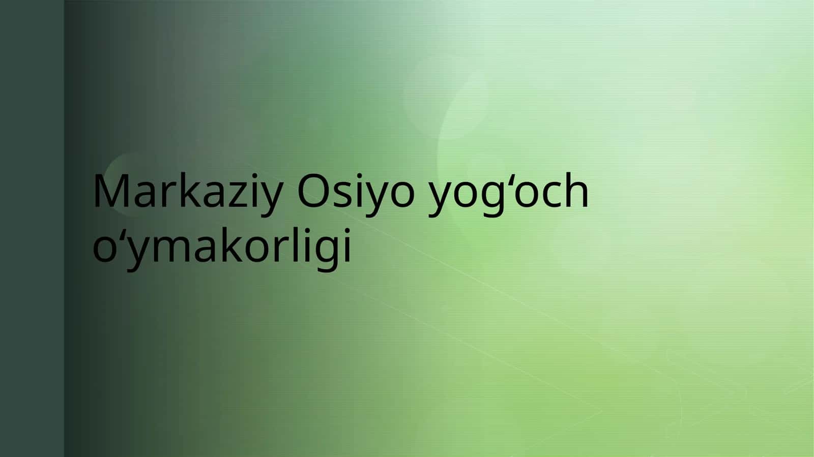 Markaziy Osiyo yog‘och o‘ymakorligi 1
