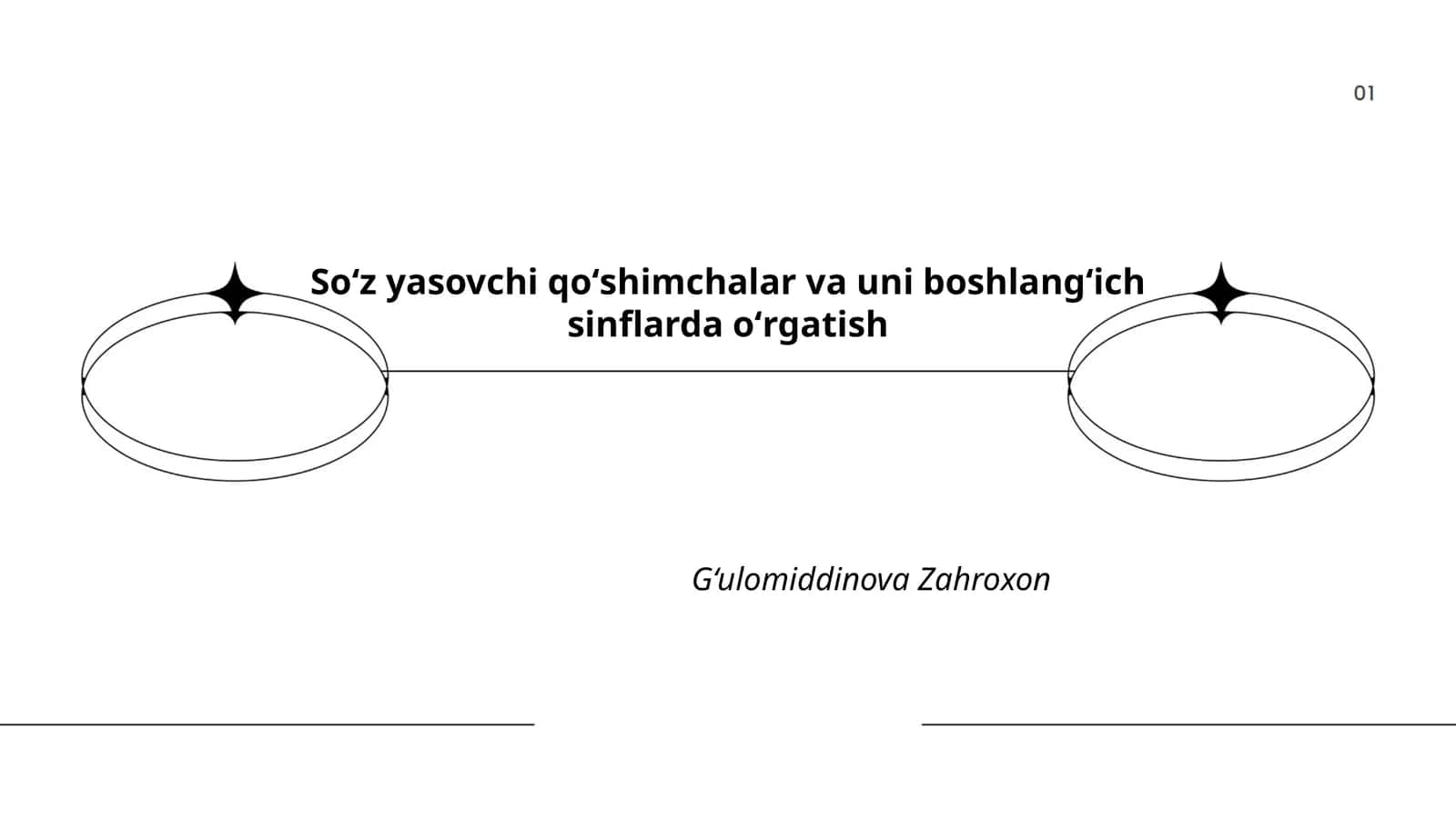 Soʻz yasovchi qoʻshimchalar va uni boshlangʻich sinflarda oʻrgatish 1