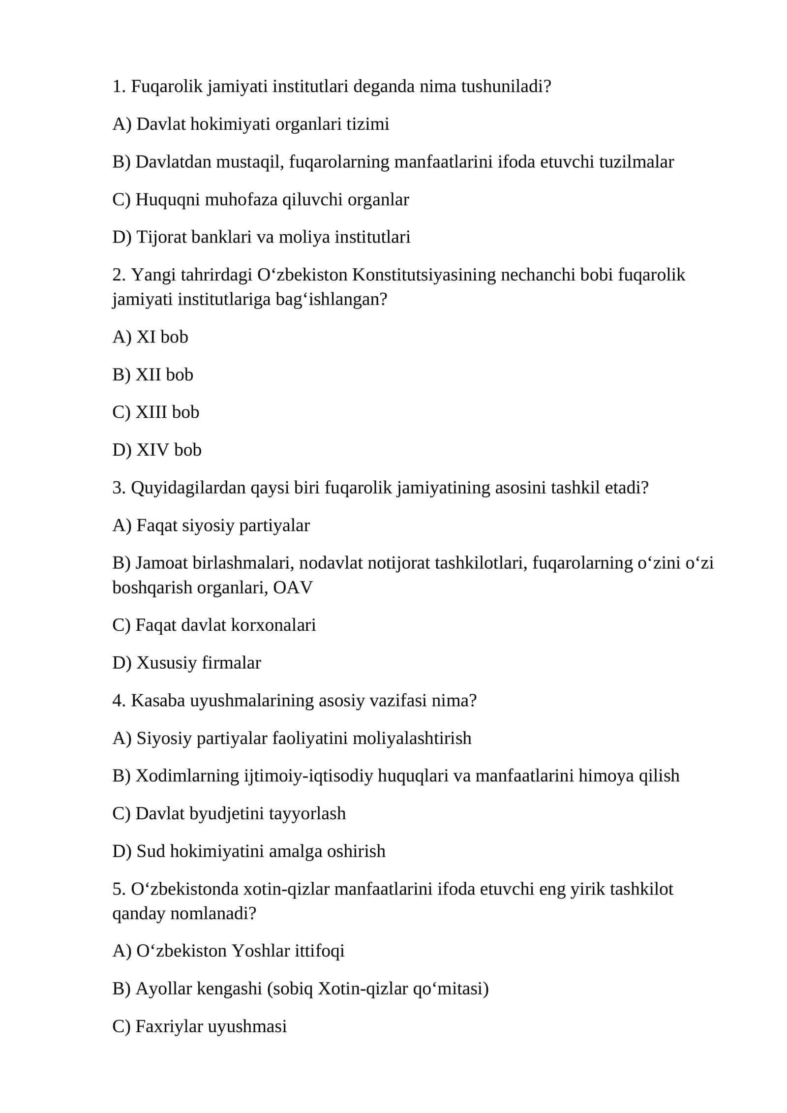 Fuqarolik jamiyati institutlari 1