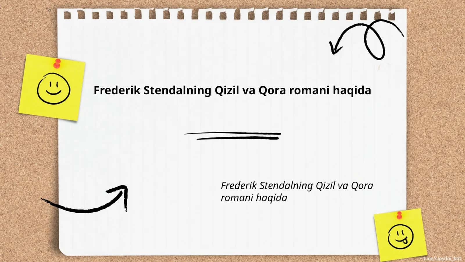 "Frederik Stendalning Qizil va Qora romani haqida" 1