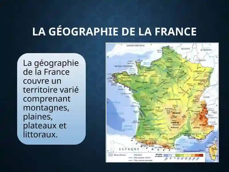 La géographie de la France