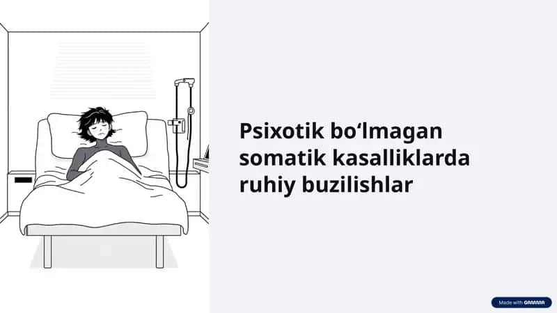 Psixotik boʻlmagan somatik kasalliklarda ruhiy buzilishlar 1