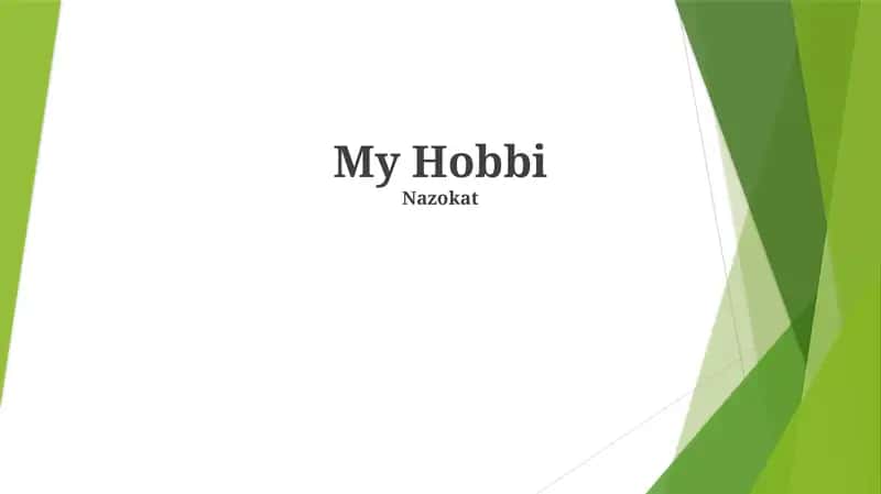 My Hobbi 1