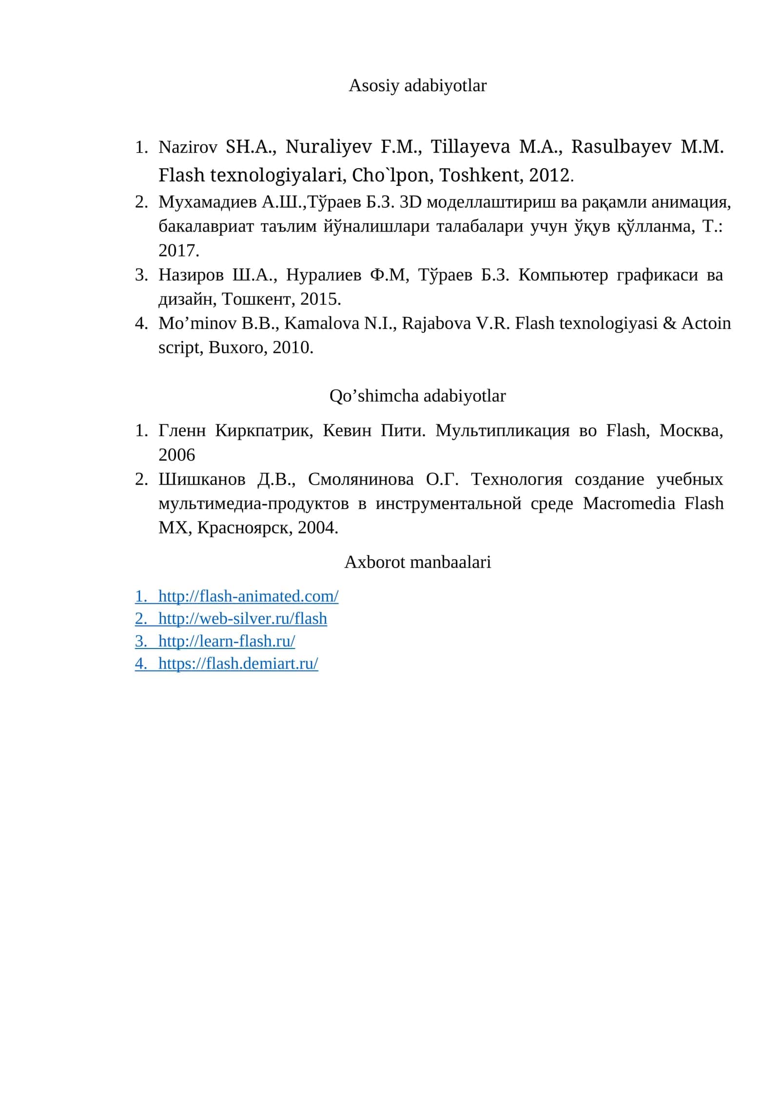Flash texnologiyalari 1