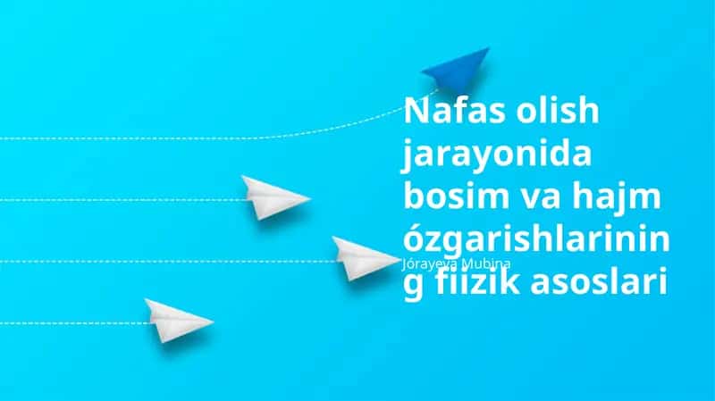 Boyle qonuni va nafas olish mexanikasi 1