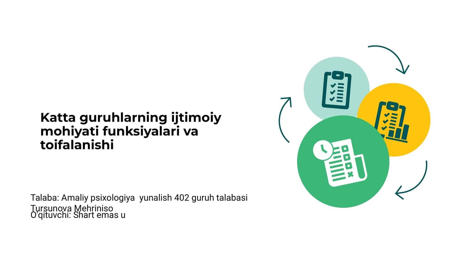 Katta guruhlarning ijtimoiy mohiyati funksiyalari va toifalanishi 1
