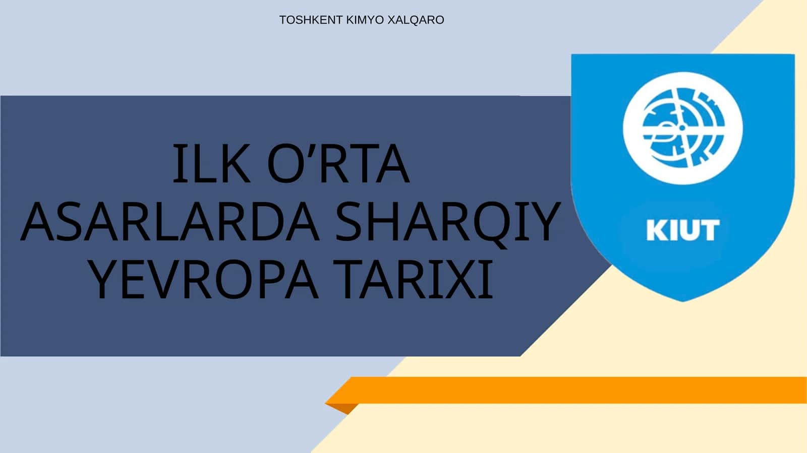 Sharqiy Yevropa Tarixi 1
