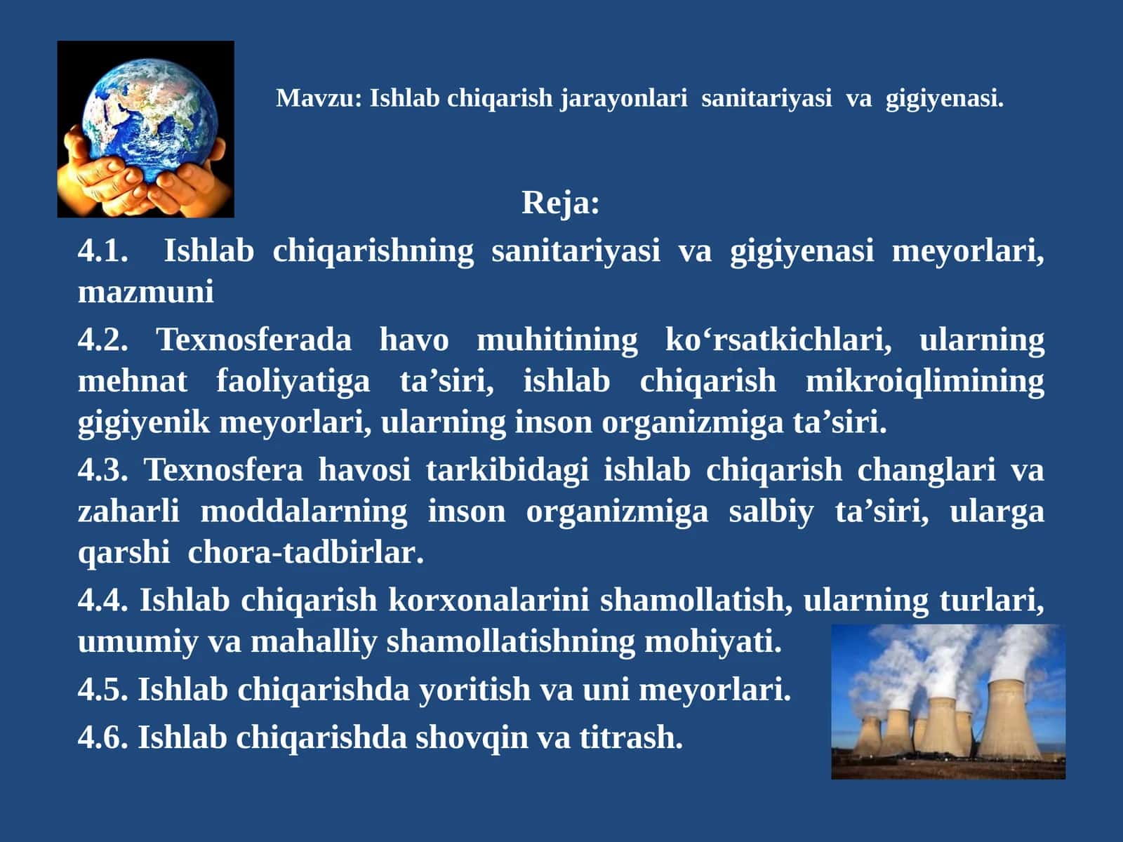 Ishlаb chiqаrish jarayonlari sаnitаriyasi va gigiyenasi 1