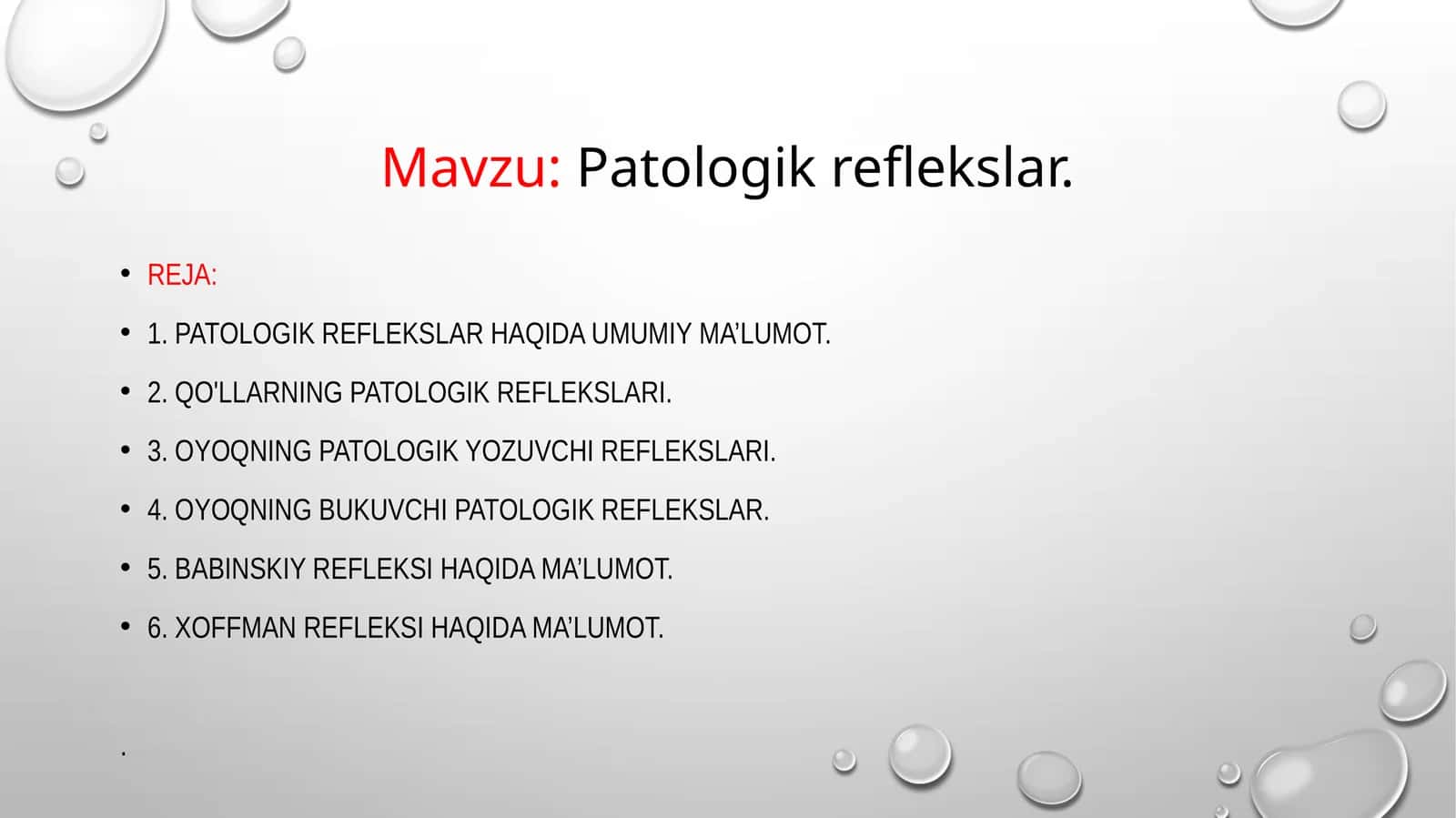 Patologik reflekslar 1
