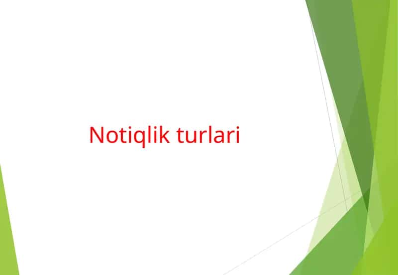 Notiqlikturlari 1
