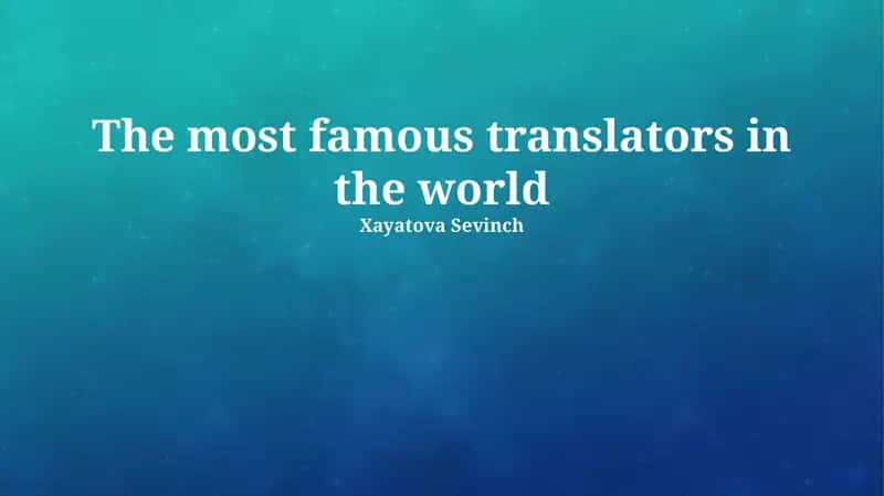 Translators Who Shaped History 1