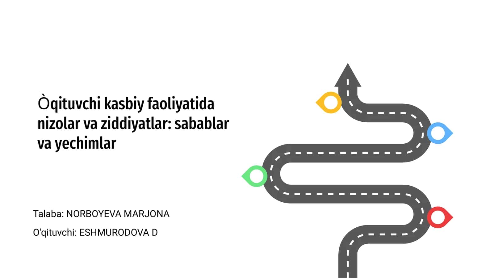 Òqituvchi kasbiy faoliyatida nizolar va ziddiyatlar: sabablar va yechimlar 1