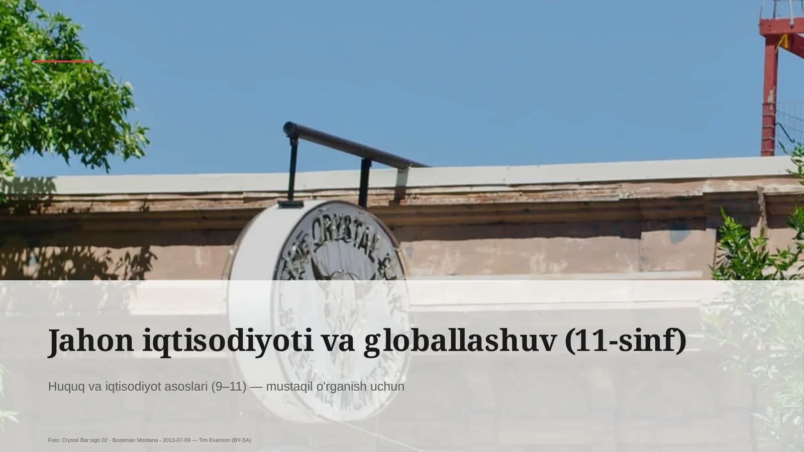 Huquq va iqtisodiyot asoslari (9–11) 1