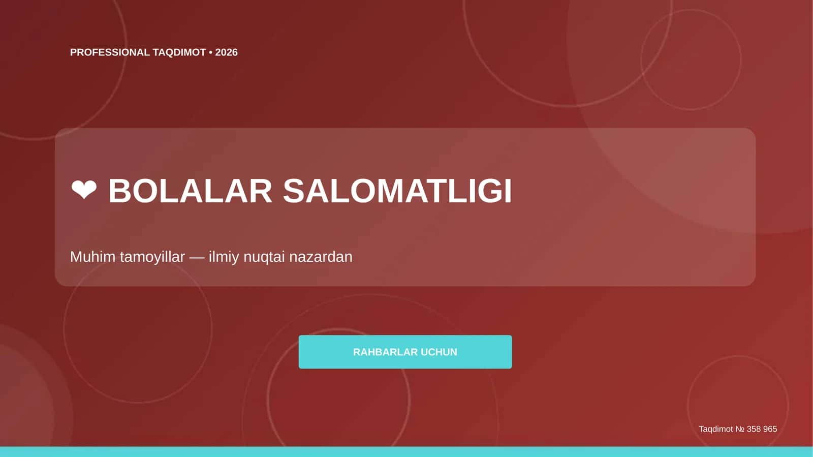 BOLALAR SALOMATLIGI 1