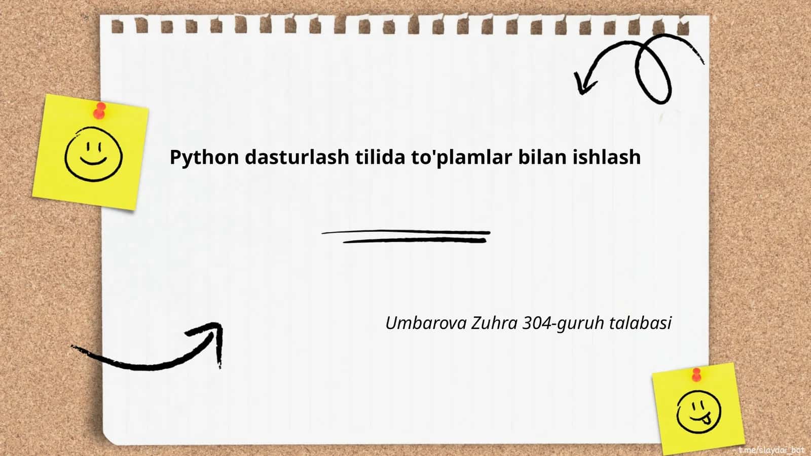 Ro'yxatlar (Lists) 1