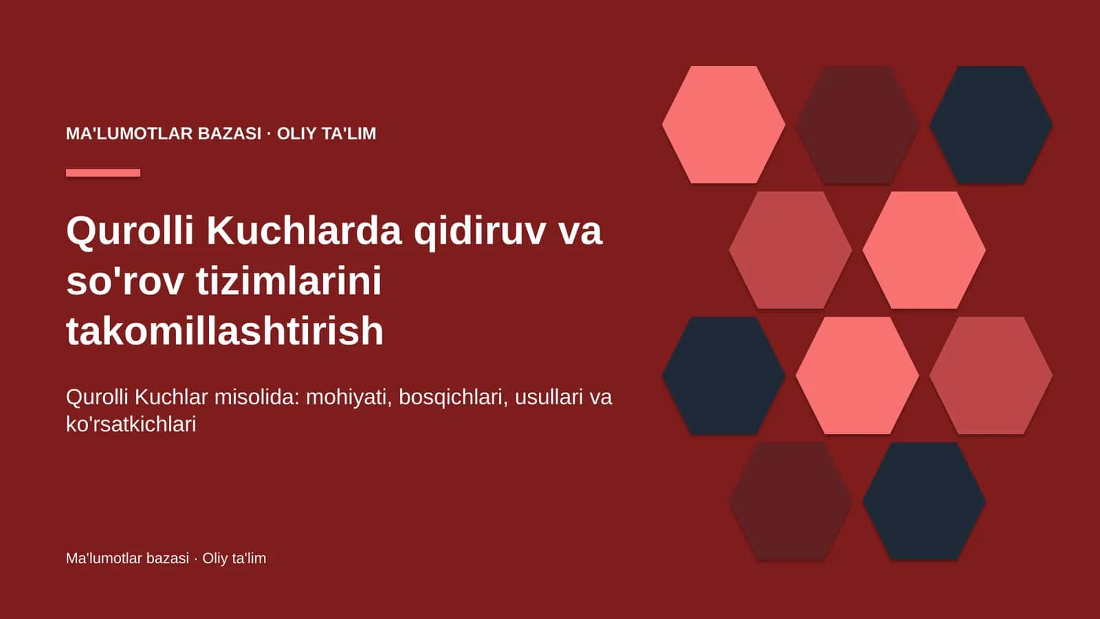 qurolli kuchlarda qidiruv va so'rov tizimlarini takomillashtirish 7427 1