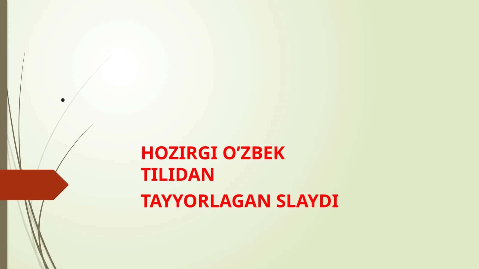 RAVISH SO`Z TURKUMI TURLARI 1